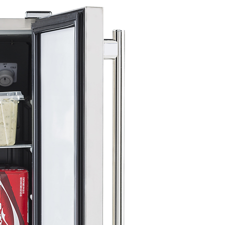 Maxx Ice Refrigerator 3 cu.ft., Outdoor, Stainless Steel MCR3U-O